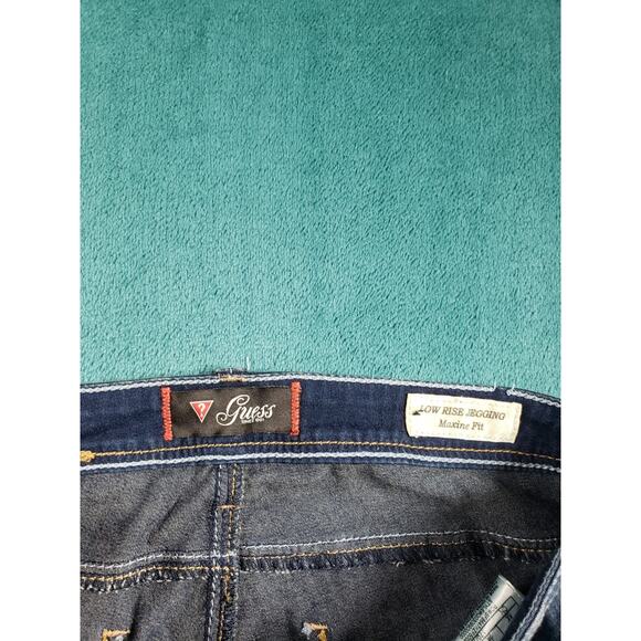 Guess Jeans Size 28 Womens Blue Pants Stretch Denim Maxine Low Rise Jegging - Picture 3 of 13